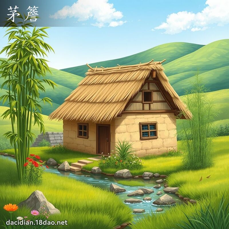 茅簷 - 国语大辞典配图