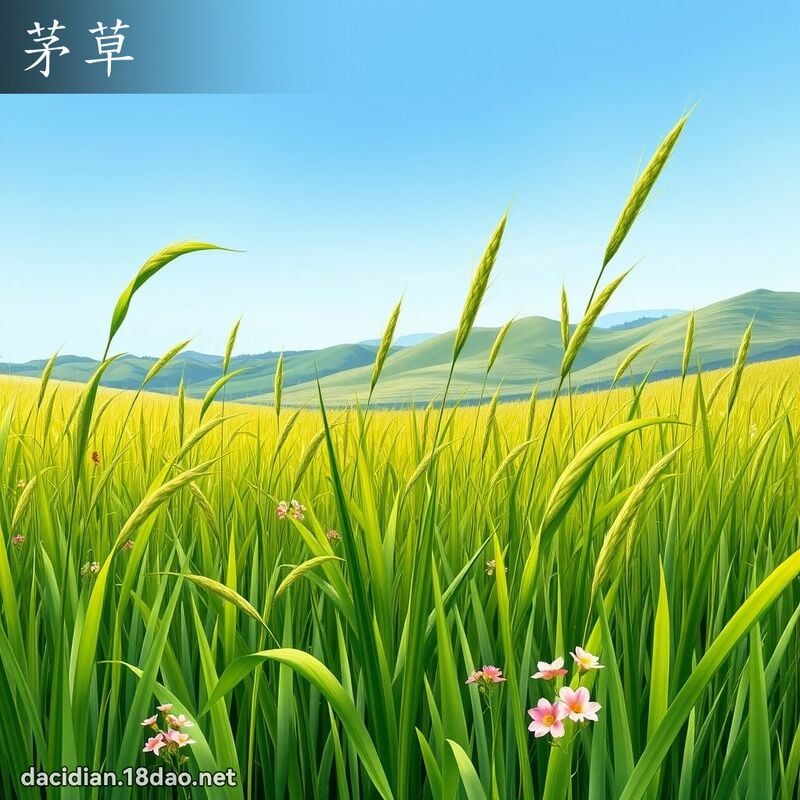 茅草 - 國語大辭典配圖
