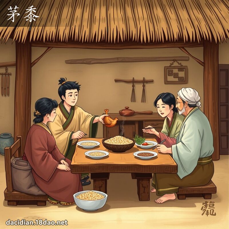 茅黍 - 国语大辞典配图