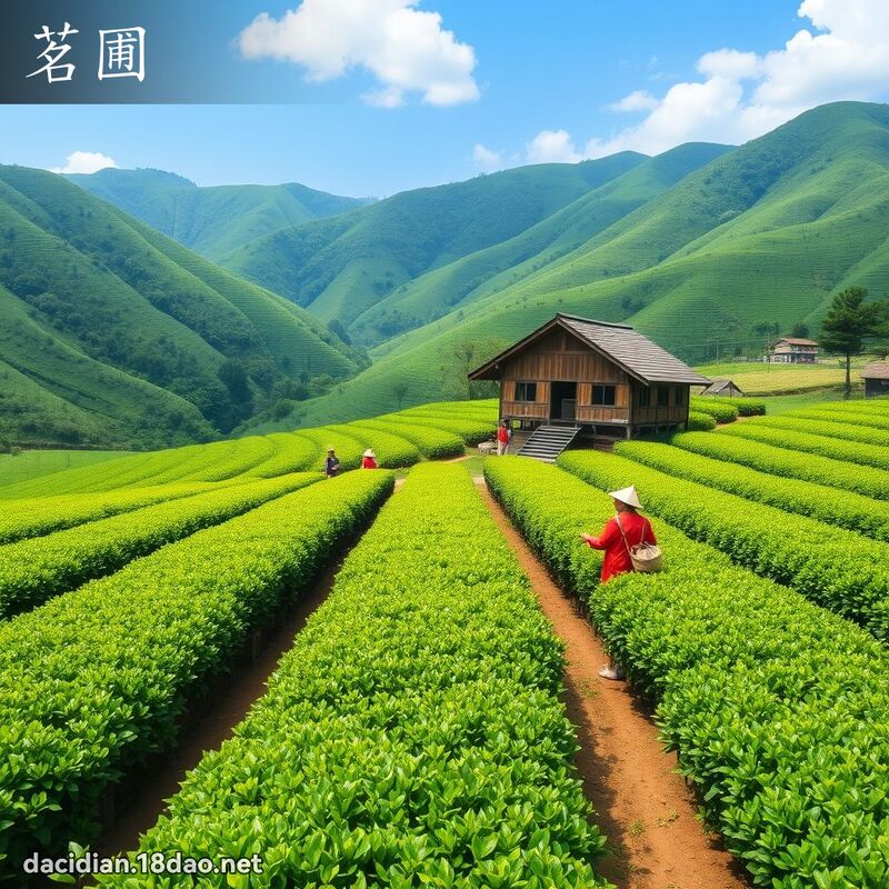 茗圃 - 國語大辭典配圖