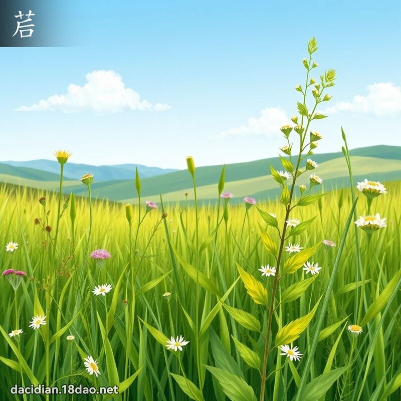 茩 - 國語大辭典配圖