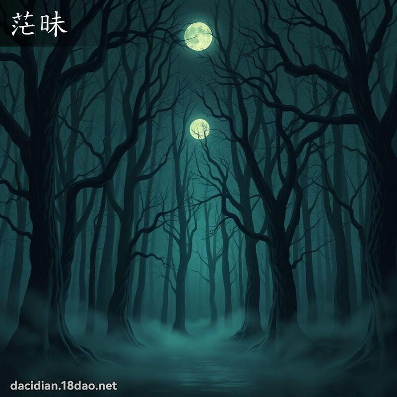 茫昧 - 国语大辞典配图