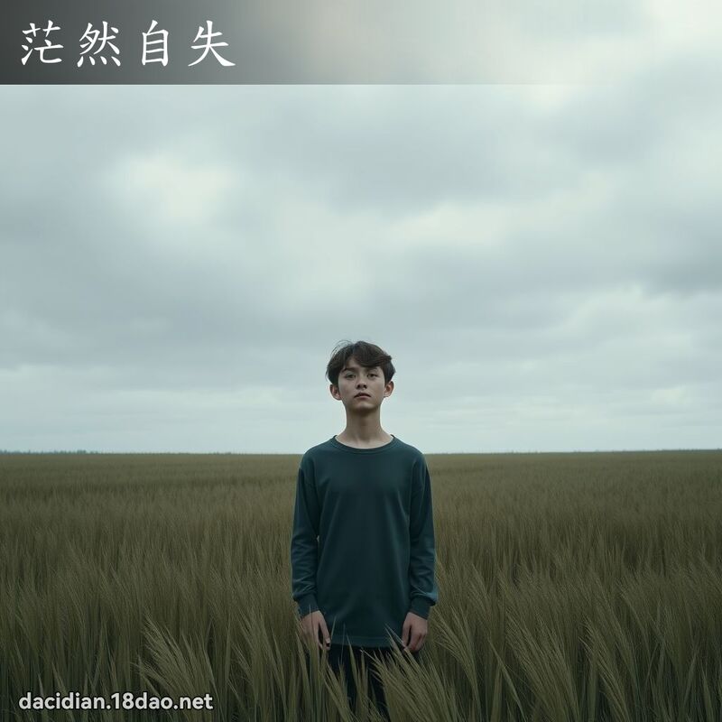 茫然自失 - 国语大辞典配图