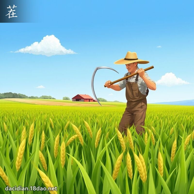 茬 - 国语大辞典配图