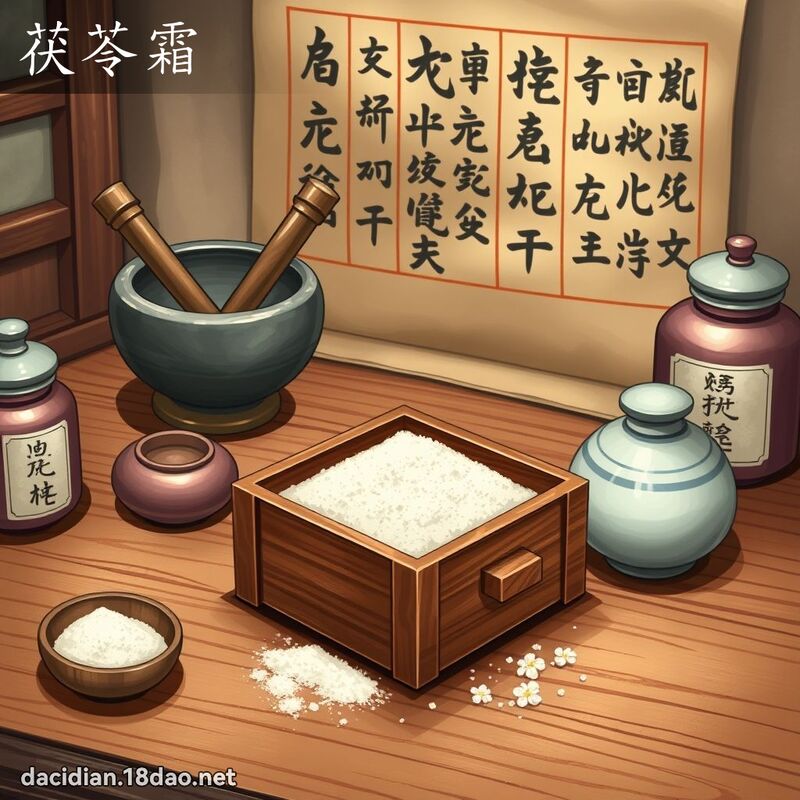 茯苓霜 - 國語大辭典配圖