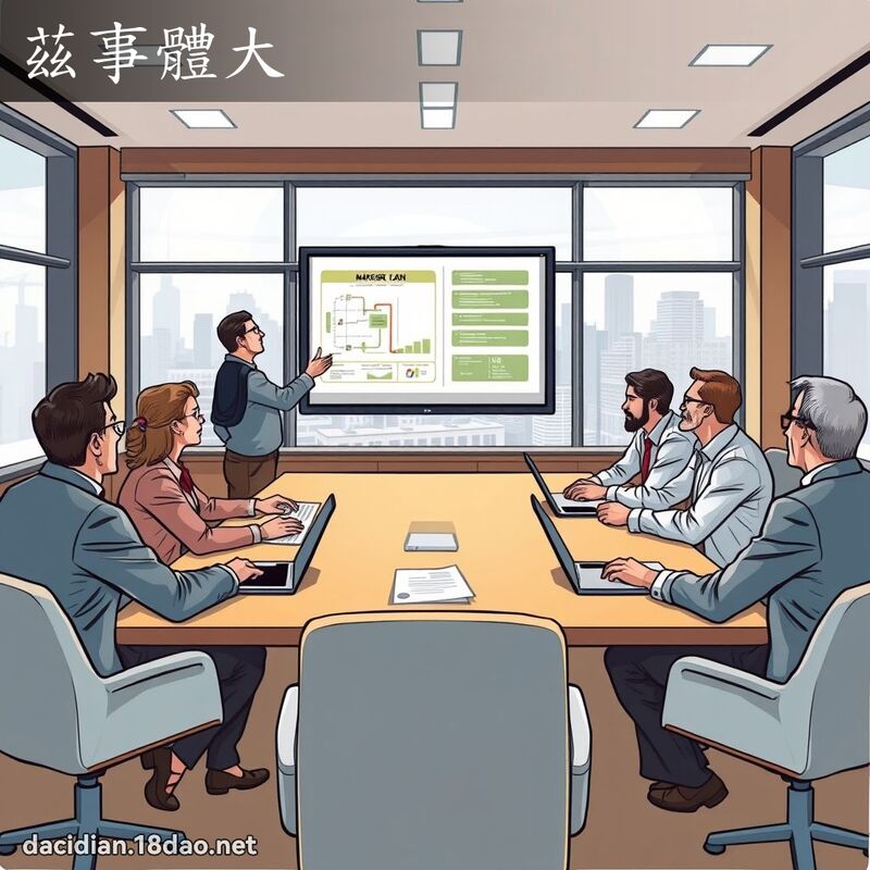 茲事體大 - 國語大辭典配圖