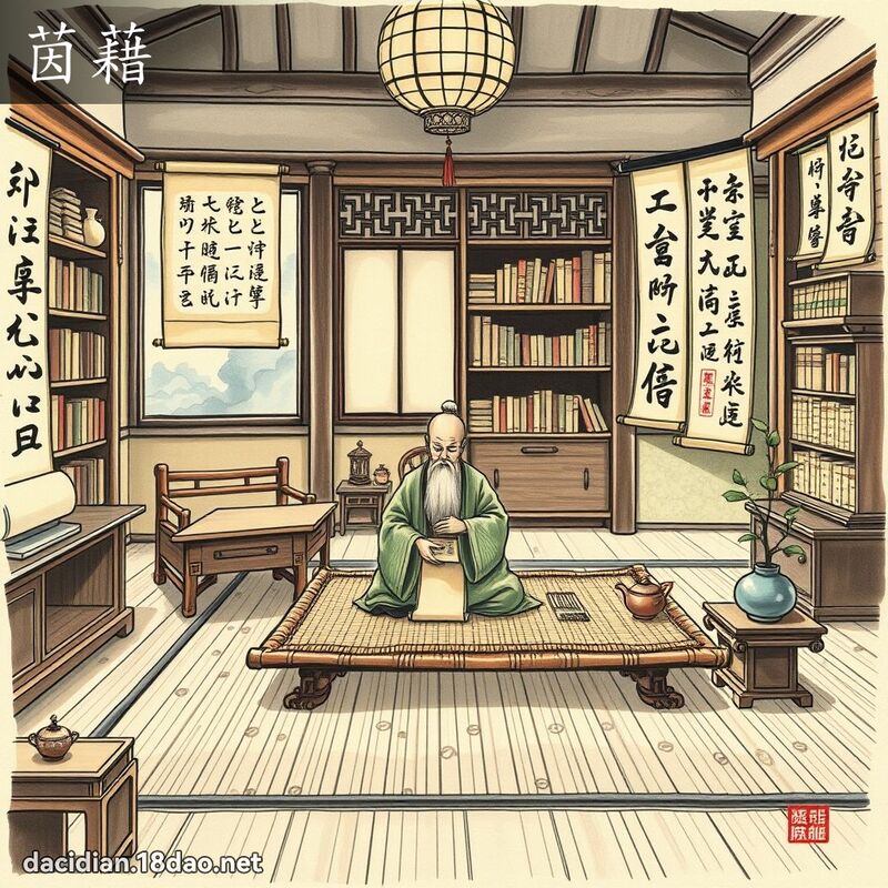茵藉 - 國語大辭典配圖