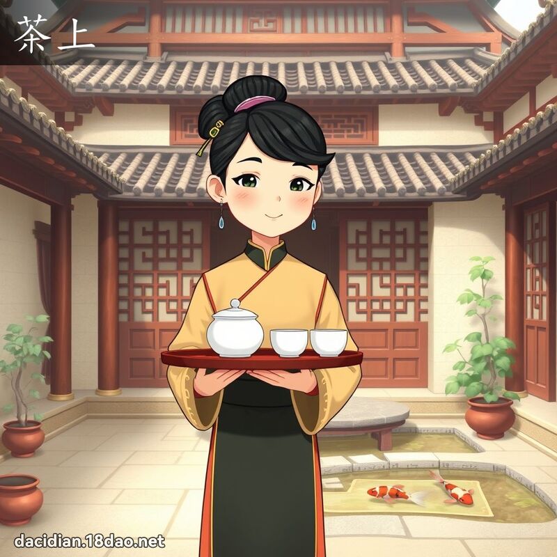 茶上 - 国语大辞典配图