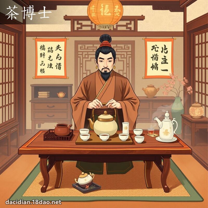 茶博士 - 國語大辭典配圖