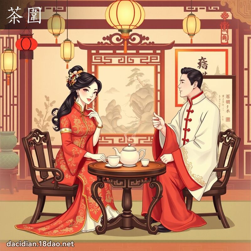 茶圍 - 國語大辭典配圖