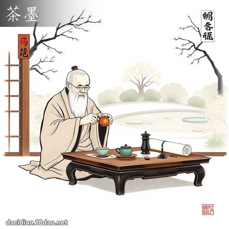 茶墨 - 國語大辭典配圖