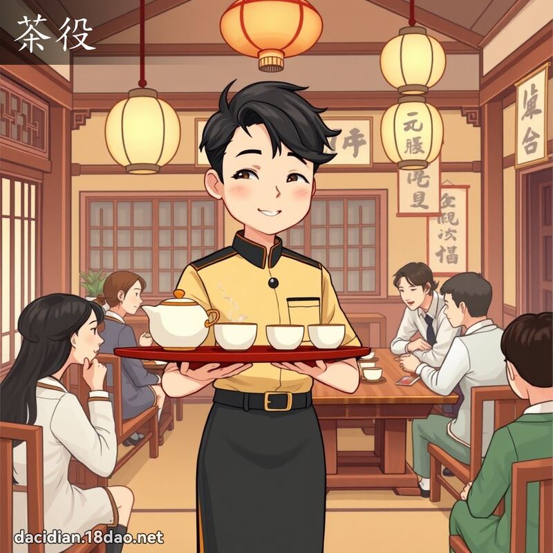茶役 - 國語大辭典配圖