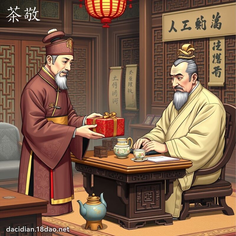 茶敬 - 国语大辞典配图