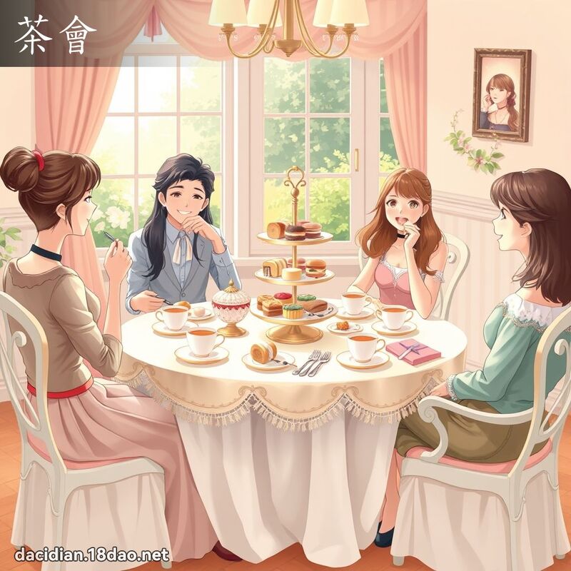 茶會 - 國語大辭典配圖