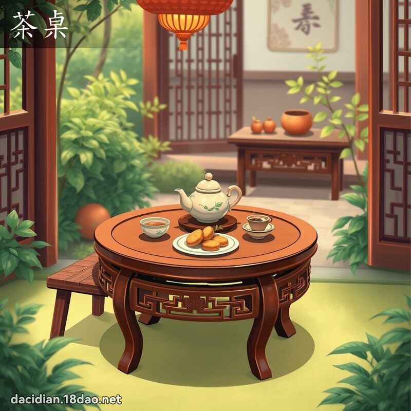 茶桌 - 國語大辭典配圖