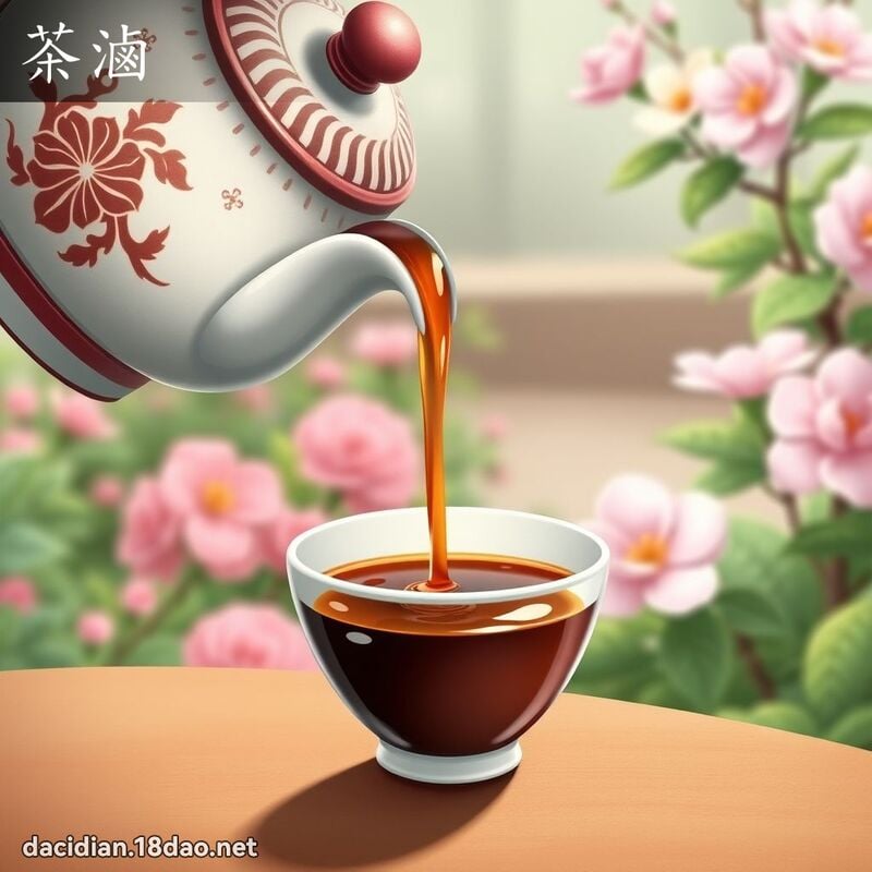 茶滷 - 国语大辞典配图