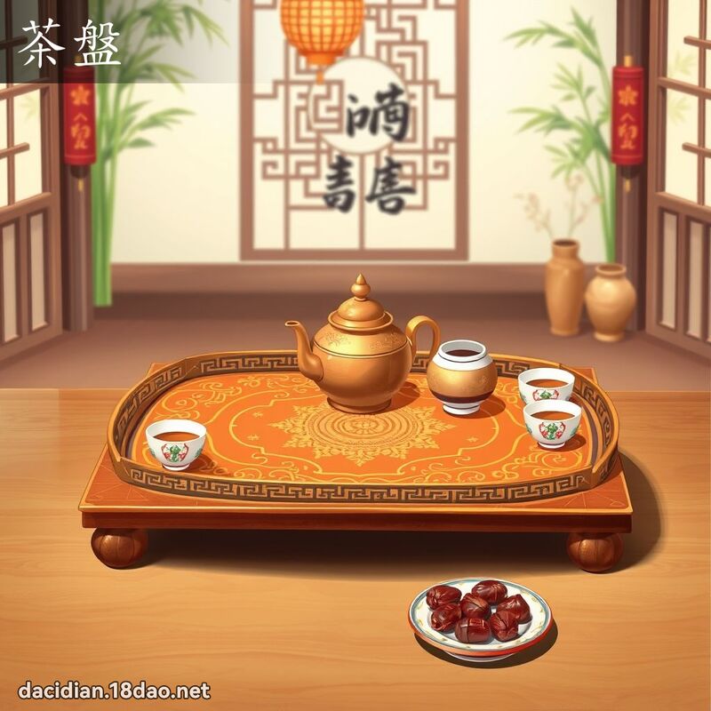 茶盘 - 国语大辞典配图