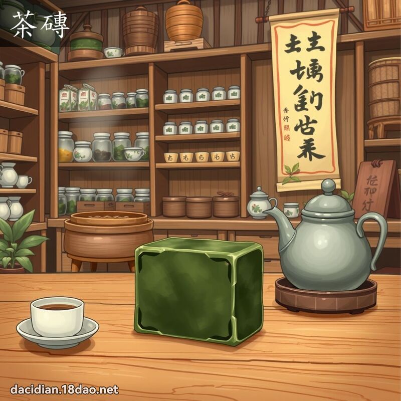 茶磚 - 國語大辭典配圖