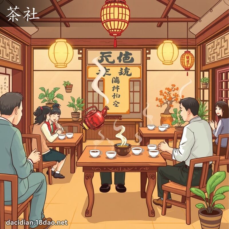 茶社 - 国语大辞典配图