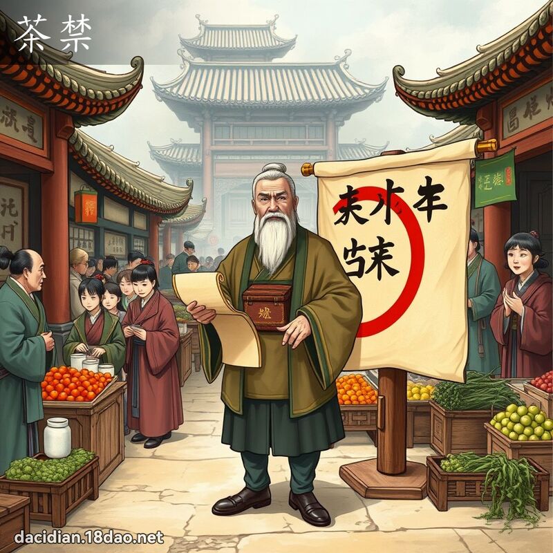 茶禁 - 国语大辞典配图