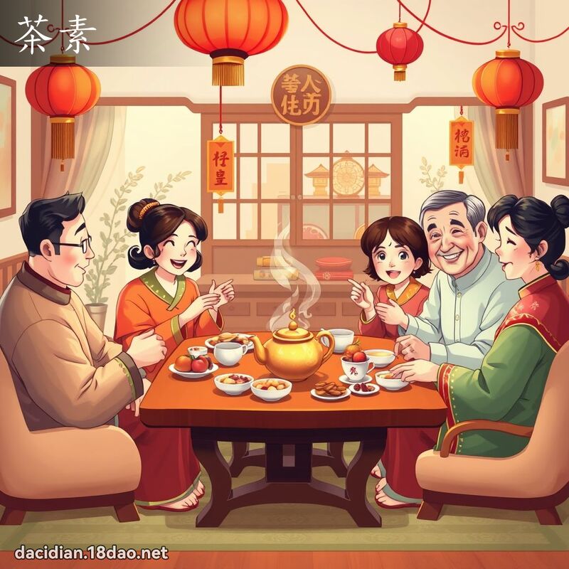 茶素 - 国语大辞典配图