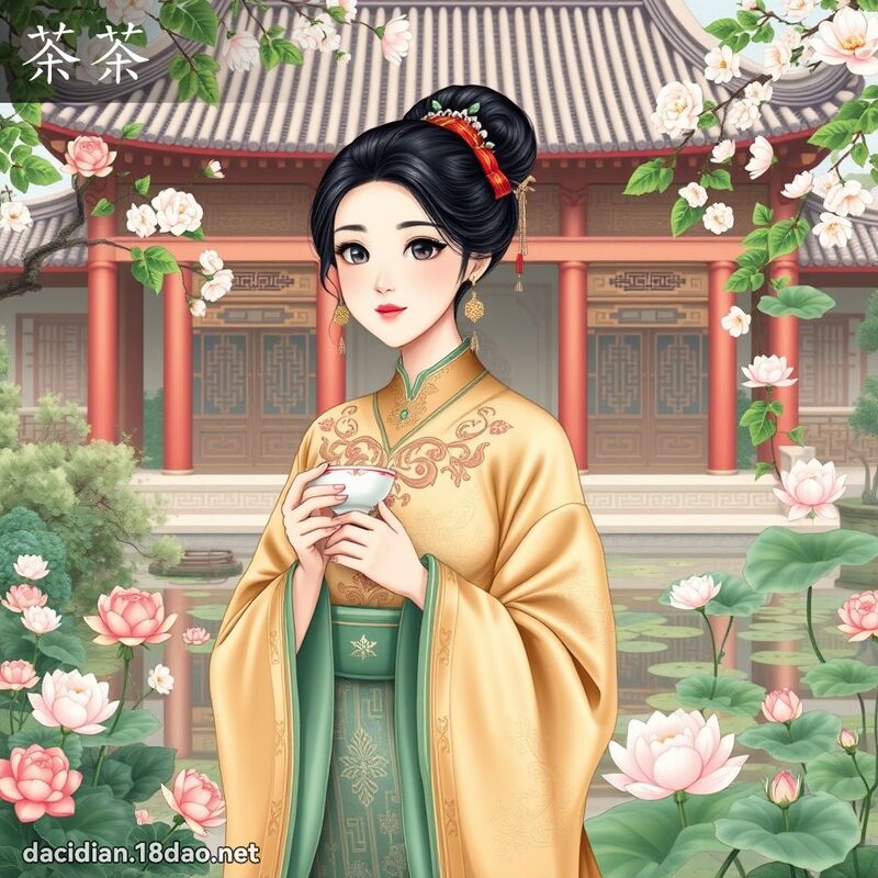 茶茶 - 国语大辞典配图