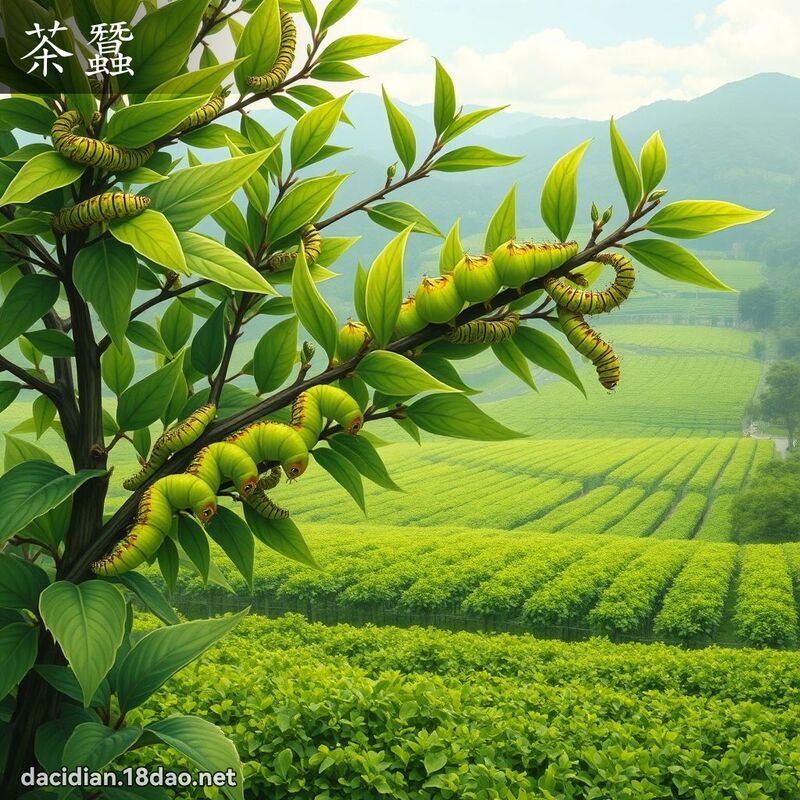 茶蠶 - 國語大辭典配圖