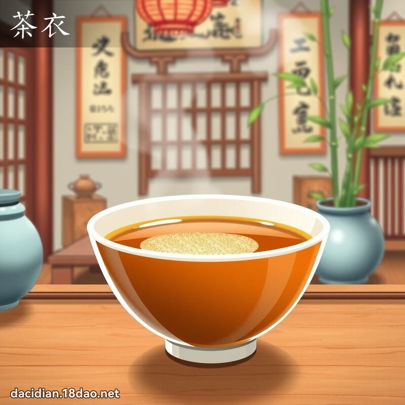 茶衣 - 国语大辞典配图
