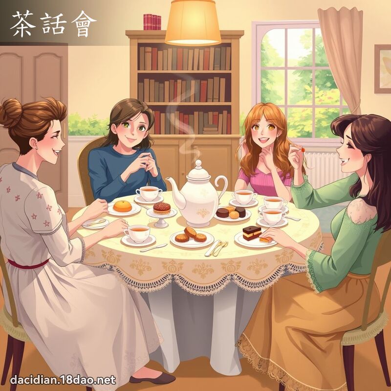 茶話會 - 國語大辭典配圖