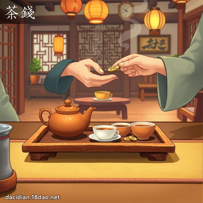 茶錢 - 國語大辭典配圖