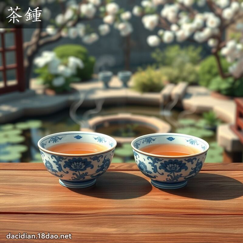 茶鍾 - 國語大辭典配圖