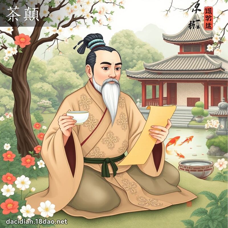茶顛 - 國語大辭典配圖