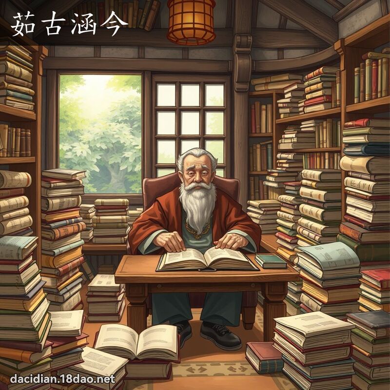 茹古涵今 - 國語大辭典配圖