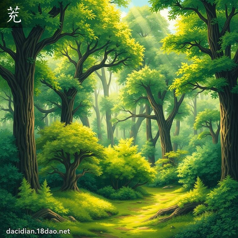 茺 - 國語大辭典配圖