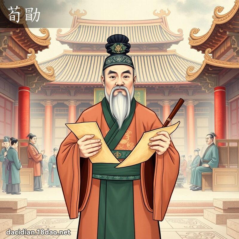 荀勖 - 國語大辭典配圖