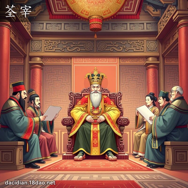 荃宰 - 國語大辭典配圖