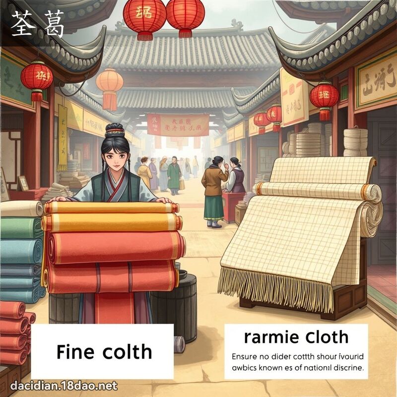 荃葛 - 國語大辭典配圖
