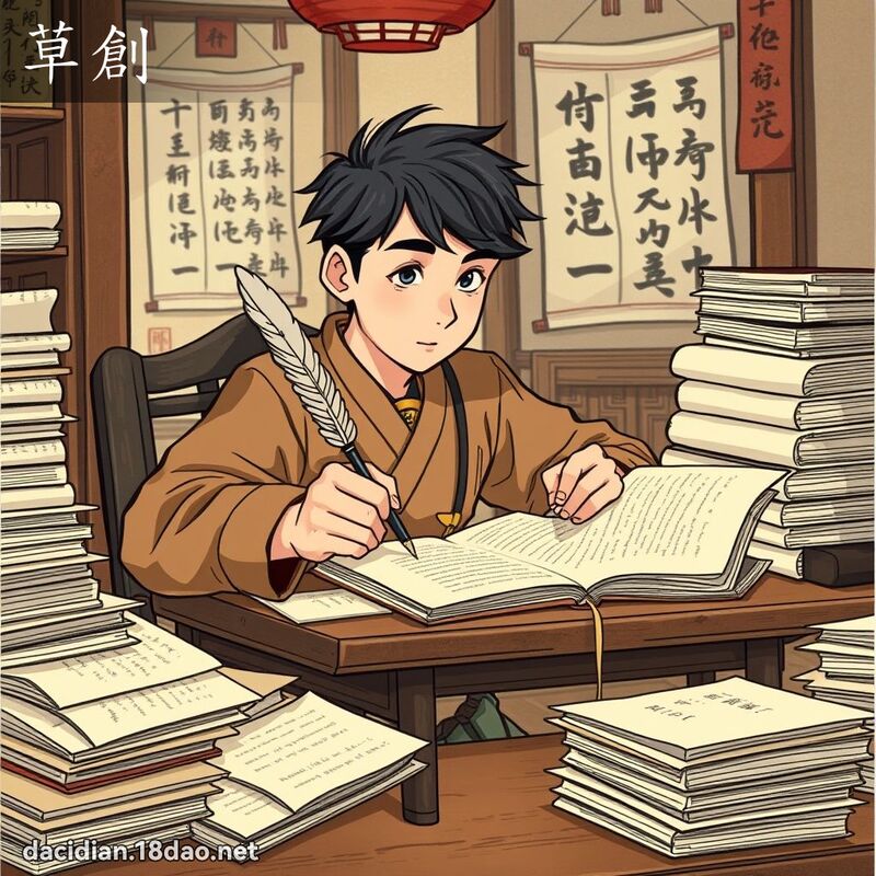 草创 - 国语大辞典配图