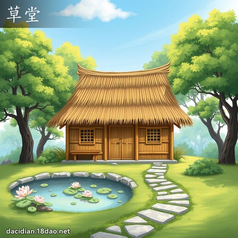草堂 - 国语大辞典配图