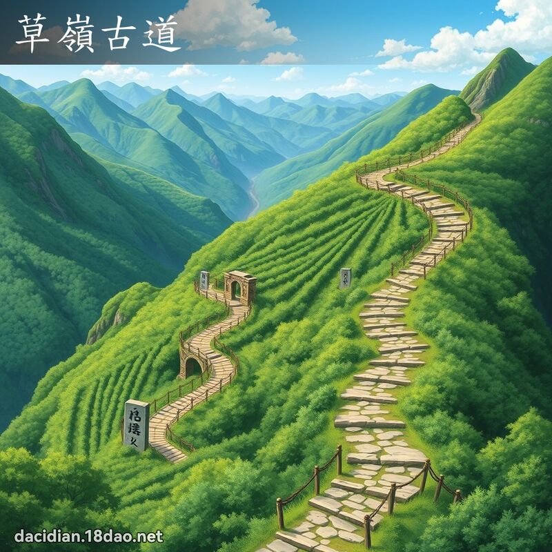 草岭古道 - 国语大辞典配图