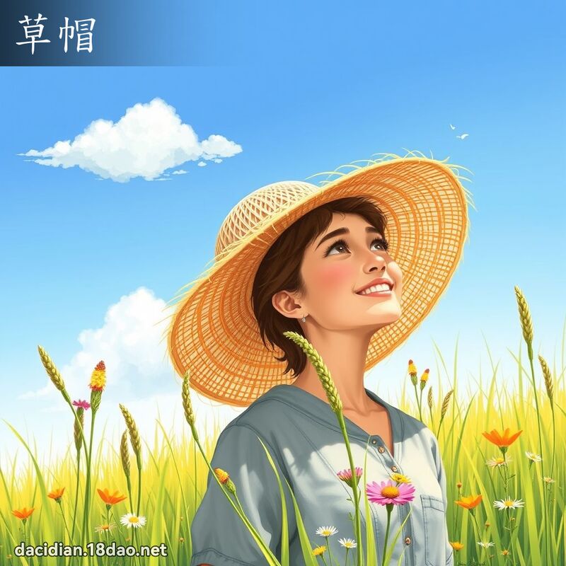 草帽 - 国语大辞典配图