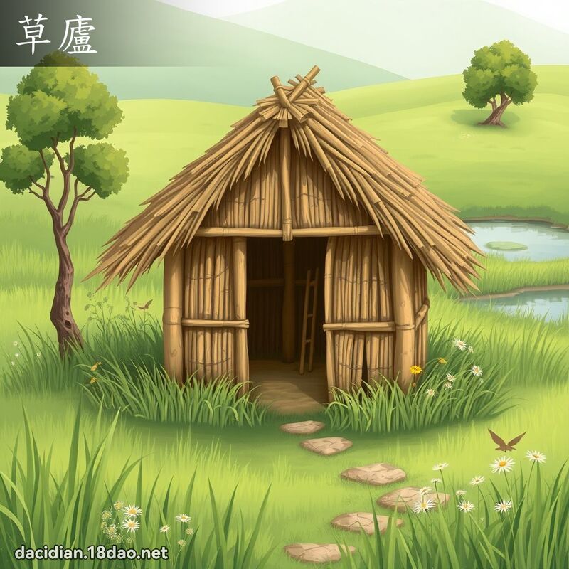 草廬 - 國語大辭典配圖