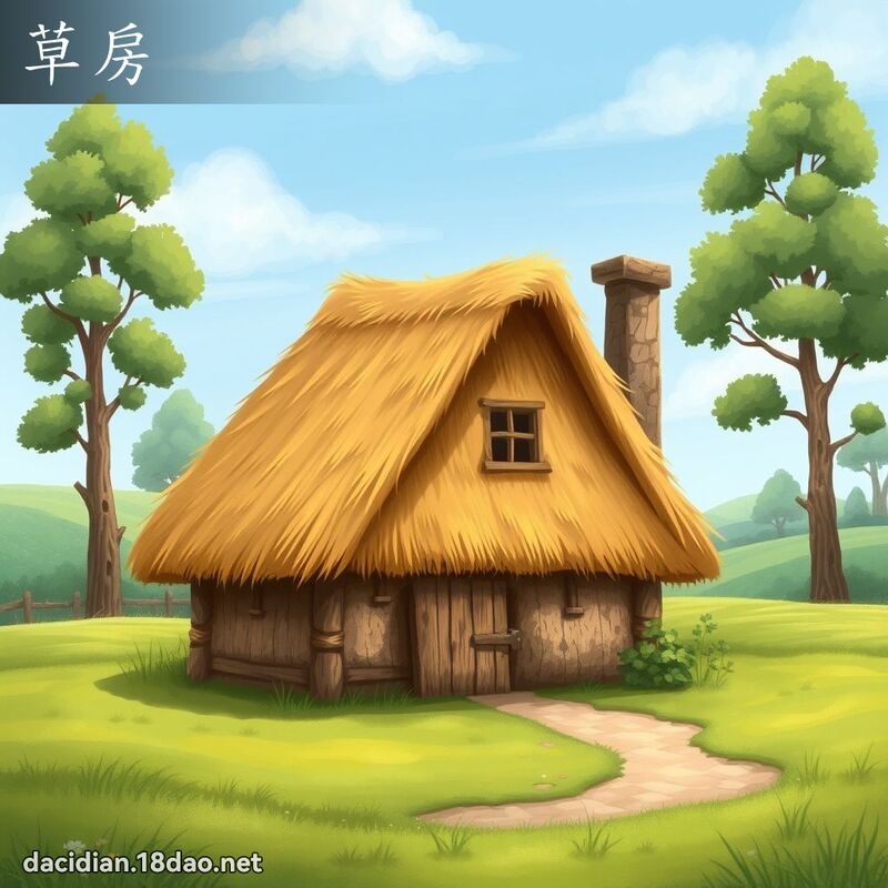 草房 - 国语大辞典配图