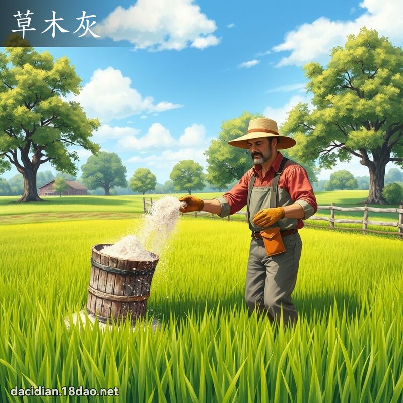 草木灰 - 国语大辞典配图