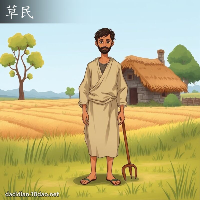 草民 - 国语大辞典配图