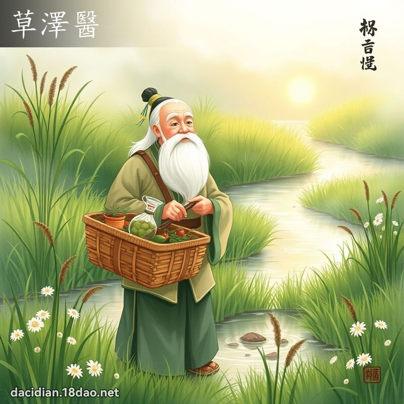 草泽医 - 国语大辞典配图