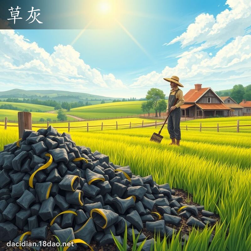 草灰 - 国语大辞典配图