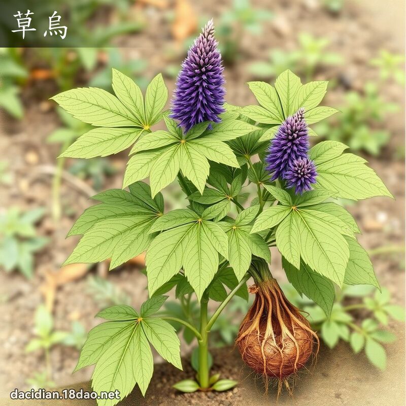 草烏 - 國語大辭典配圖