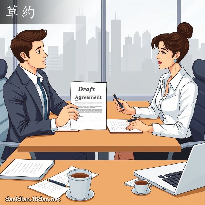 草約 - 國語大辭典配圖