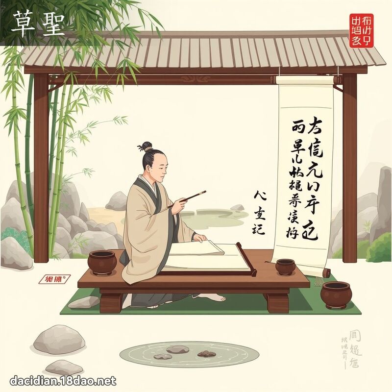 草圣 - 国语大辞典配图